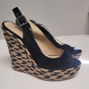 I.N.C International Concepts‎ Wedge Heel Shoes, Suede, Size 8 Man Made
